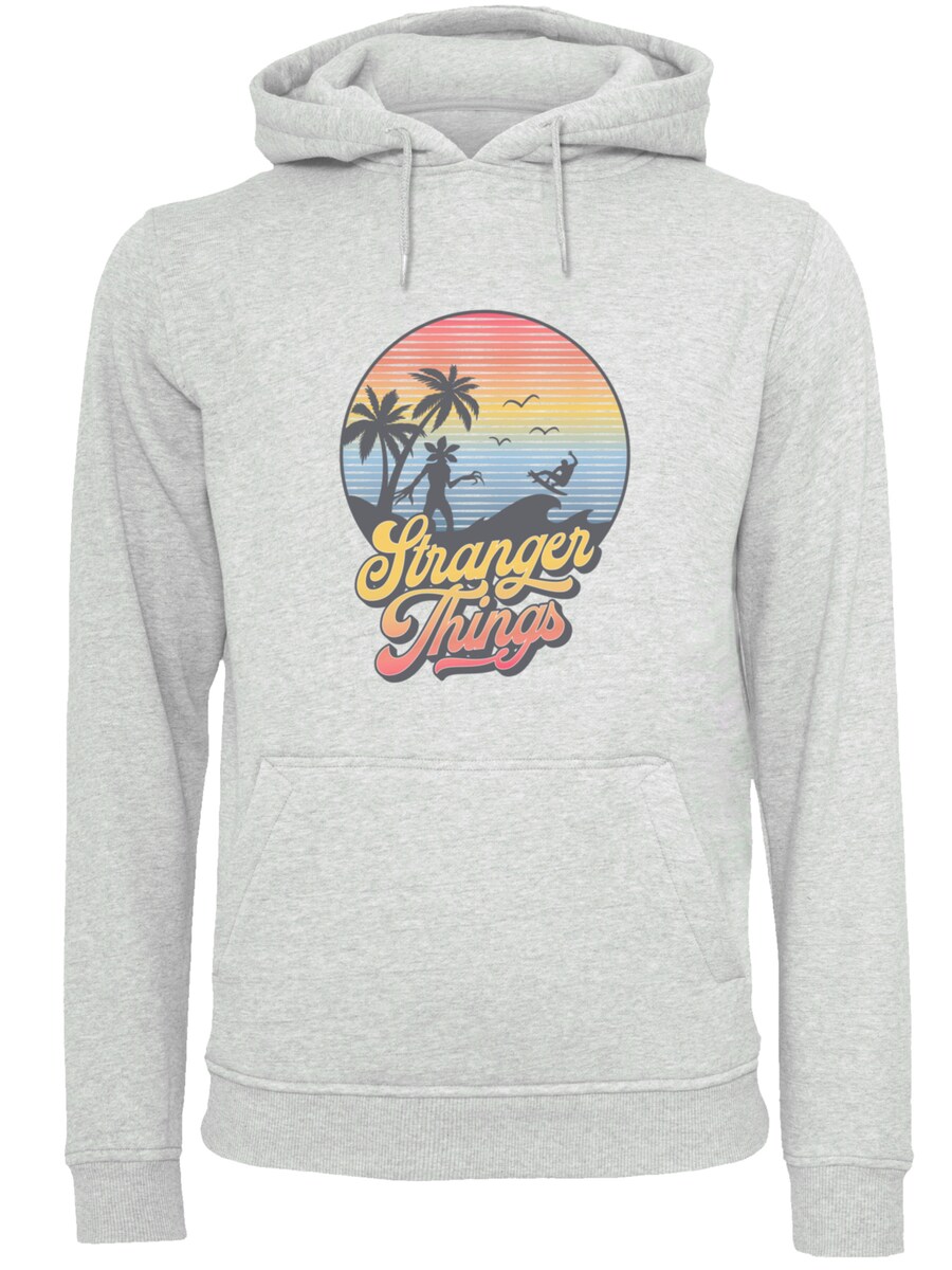

Толстовка F4NT4STIC Stranger Things LA Gradient Netflix TV Series, светло-серый