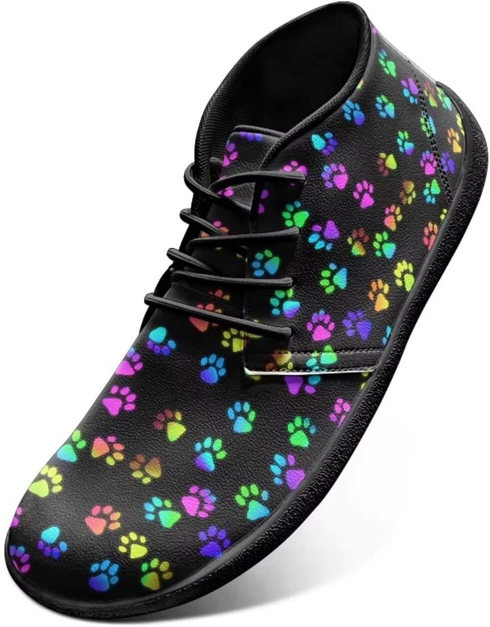 

Мужские широкие кроссовки UNICEU без перепада высоты подошвы, минималистичные модные кроссовки, дышащие кроссовки для бега, повседневная обувь, нескользящие кроссовки, Colorful Dog Paw