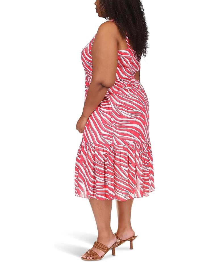 

Платье Michael Kors Plus Size Large Soft Zebra Midi Dress, цвет Geranium
