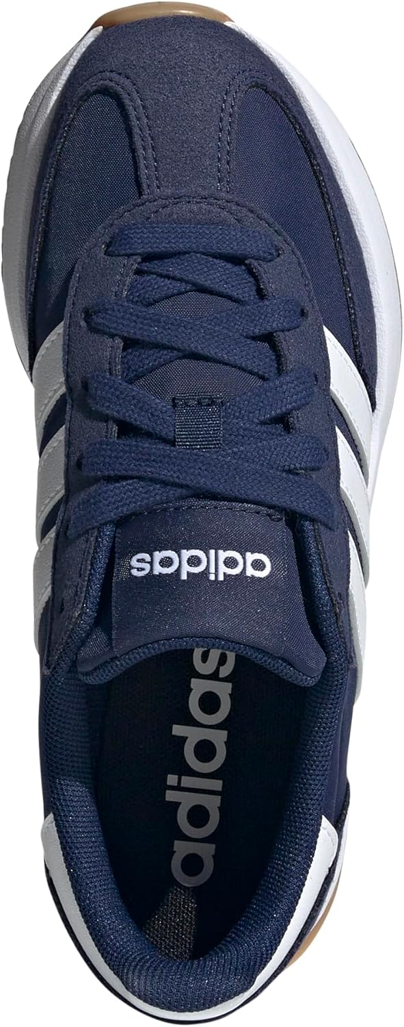Детские кроссовки Adidas Run 70s 2.0 (унисекс), белый/синий/темно-синий — фото 3