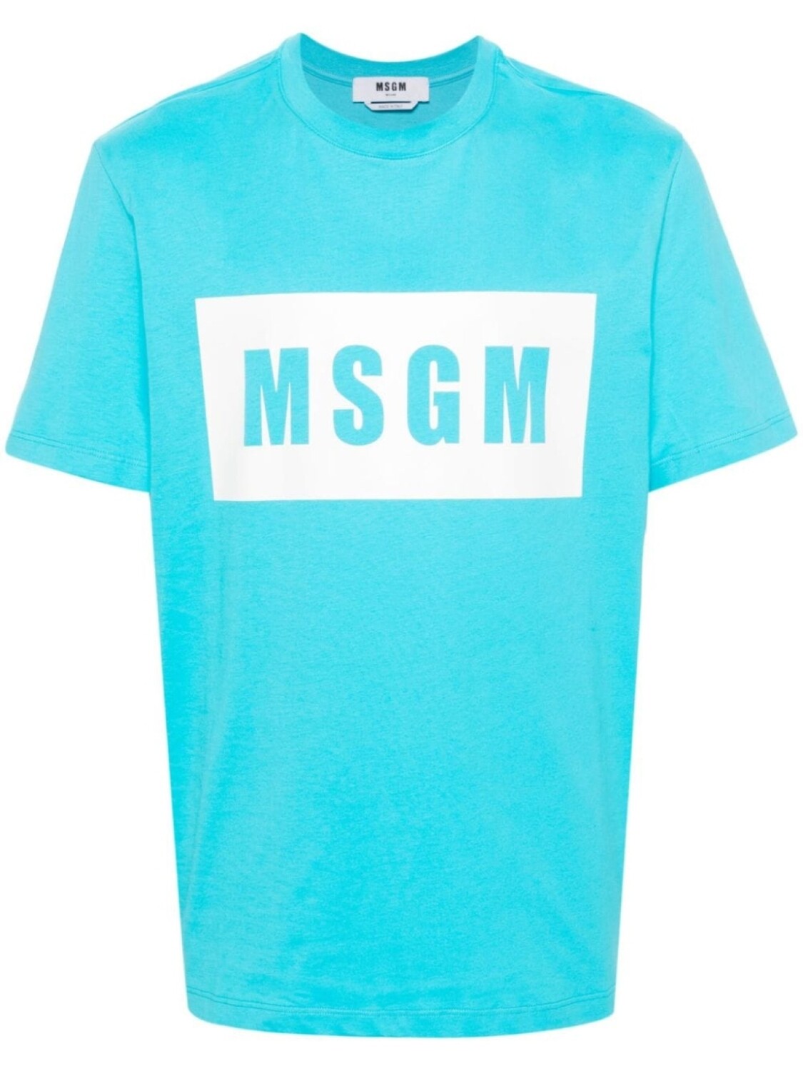 

MSGM футболка с логотипом, синий