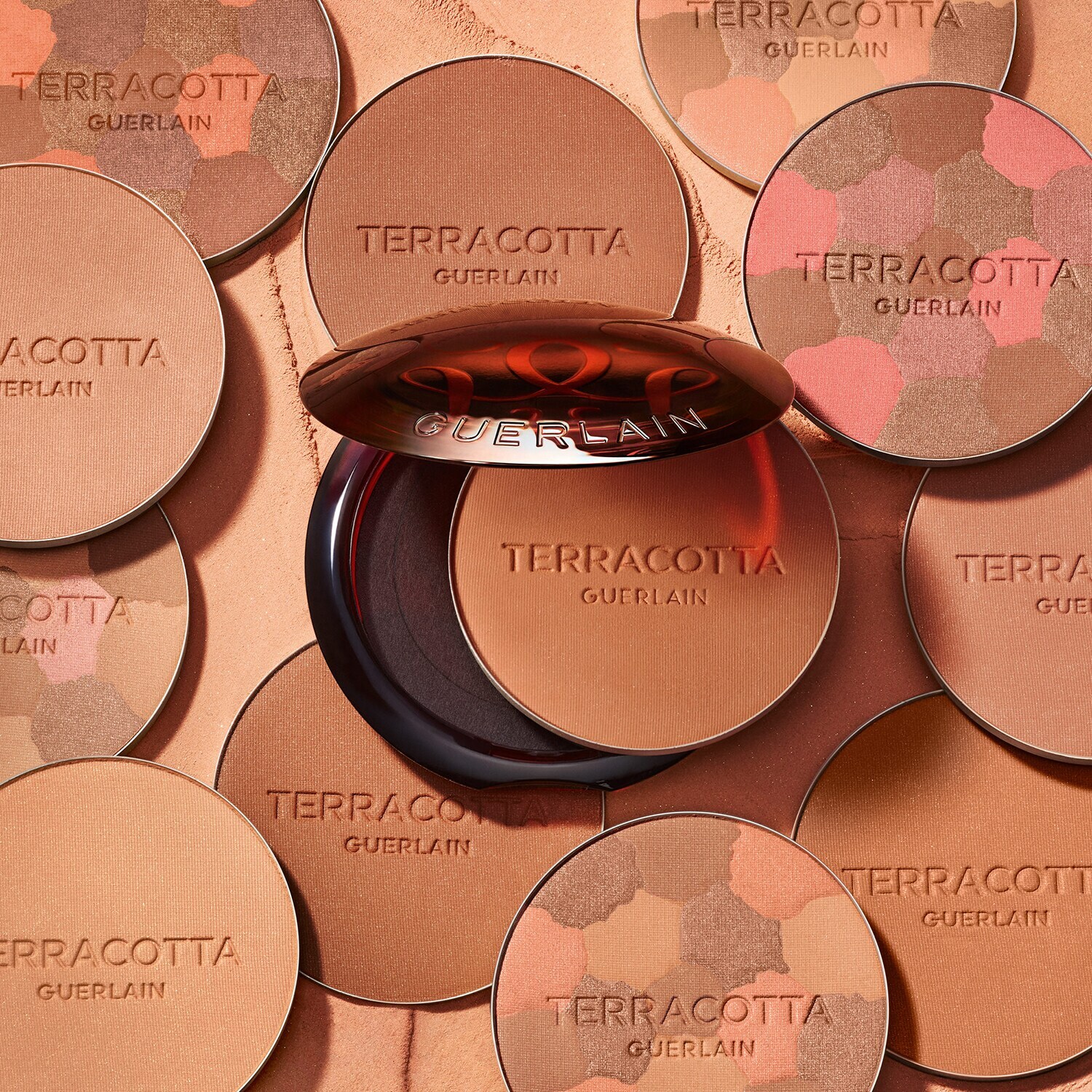 Бронзирующая пудра для сияния Terracotta Light Guerlain, 04 Foncé Rosé (10 g) — фото 3