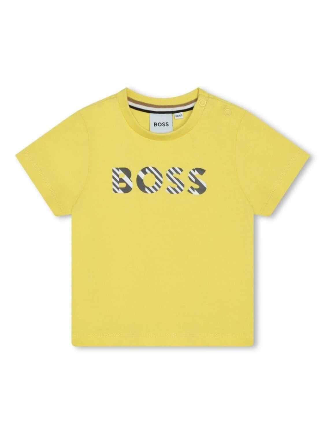 

BOSS Kidswear футболка с логотипом, желтый