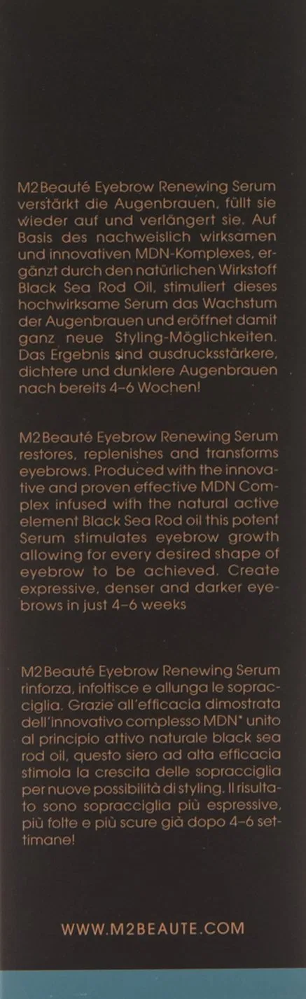Сыворотка для обновления бровей Eyebrow Renewing Serum 5 мл от M2 BEAUTÉ M2 Beauté — фото 3