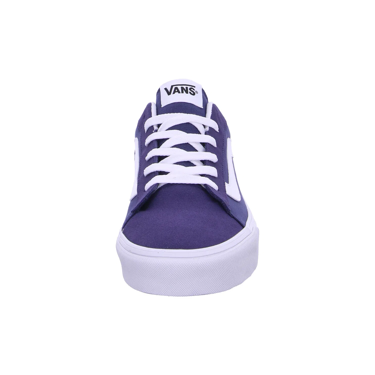 Сникерсы низкие кожаные Vans, синий — фото 4