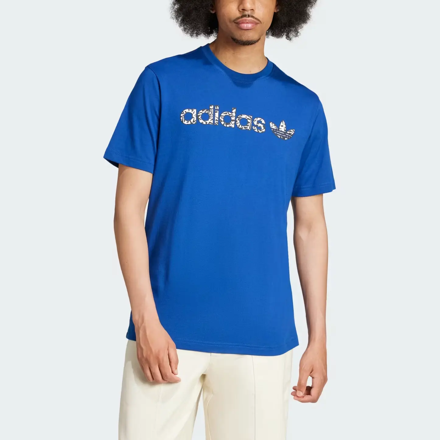 Футболка Adidas Graphics Adidas Originals, темно-синий — фото 4