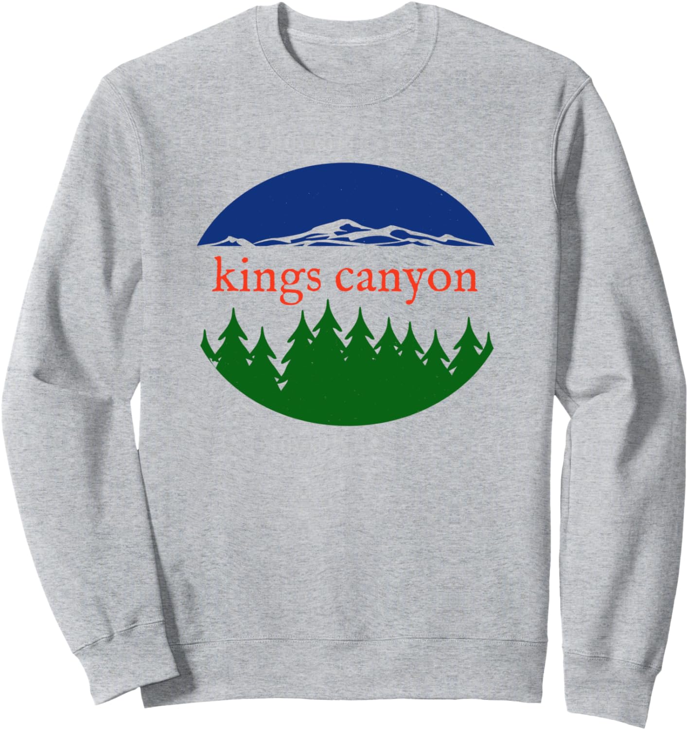 

Сувенирная толстовка для отдыха в национальном парке Кингс-Каньон Kings Canyon National Park Gear For Men Women Kids, серый