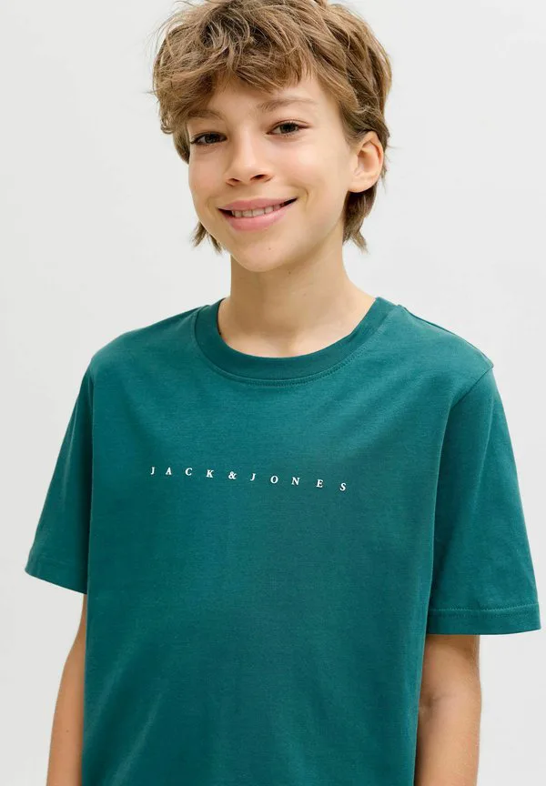 Футболка jjestar с принтом ss Jack & Jones Junior, Atlantic Deep — фото 4