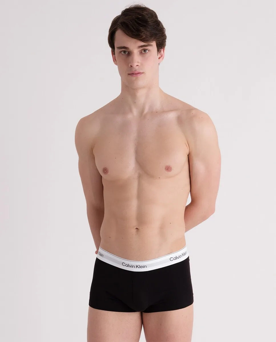 Упаковка из 3 пар трусов-боксеров с низкой посадкой Calvin Klein, черный — фото 3
