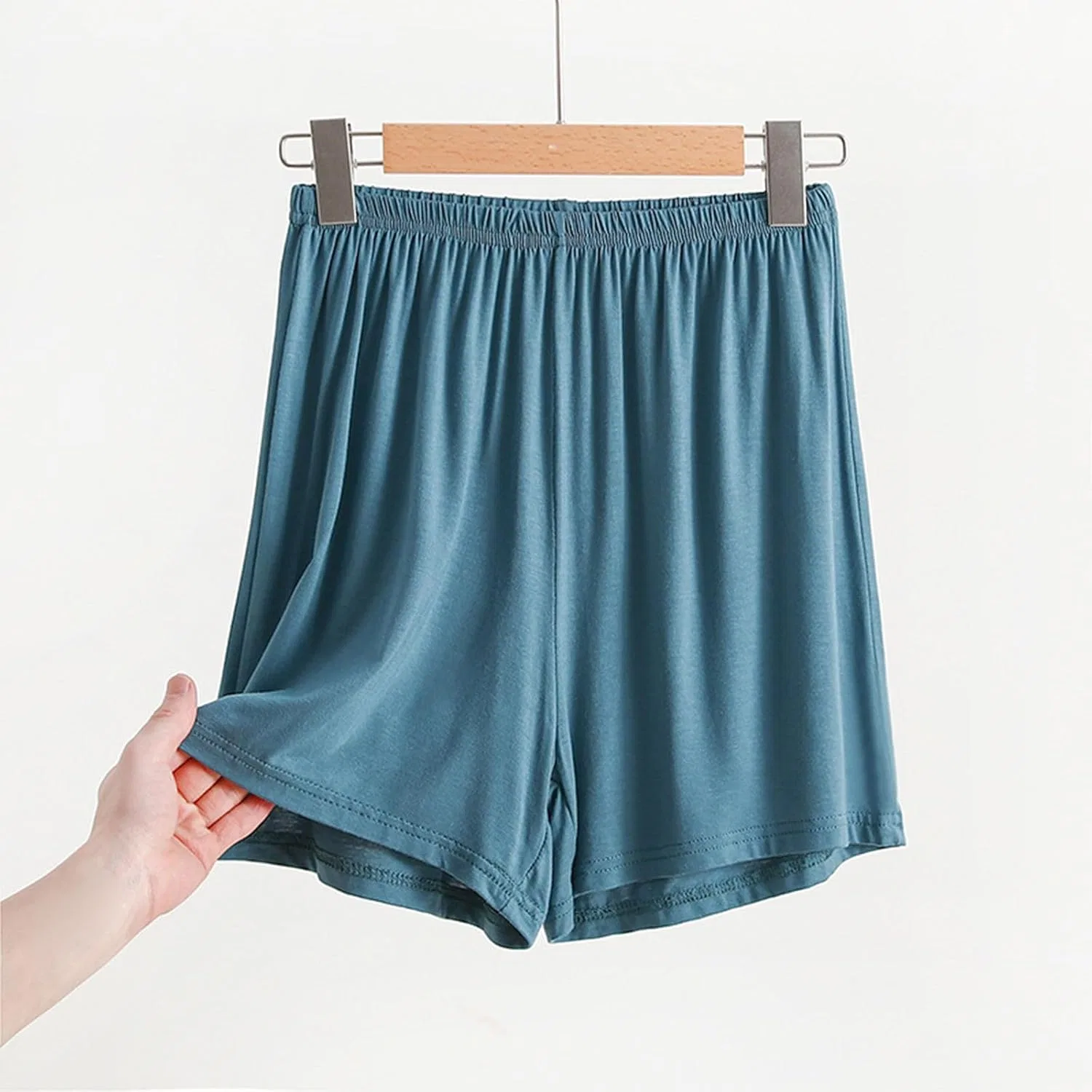 Пижамные шорты модальные, Generic, A01_mint Green — фото 2
