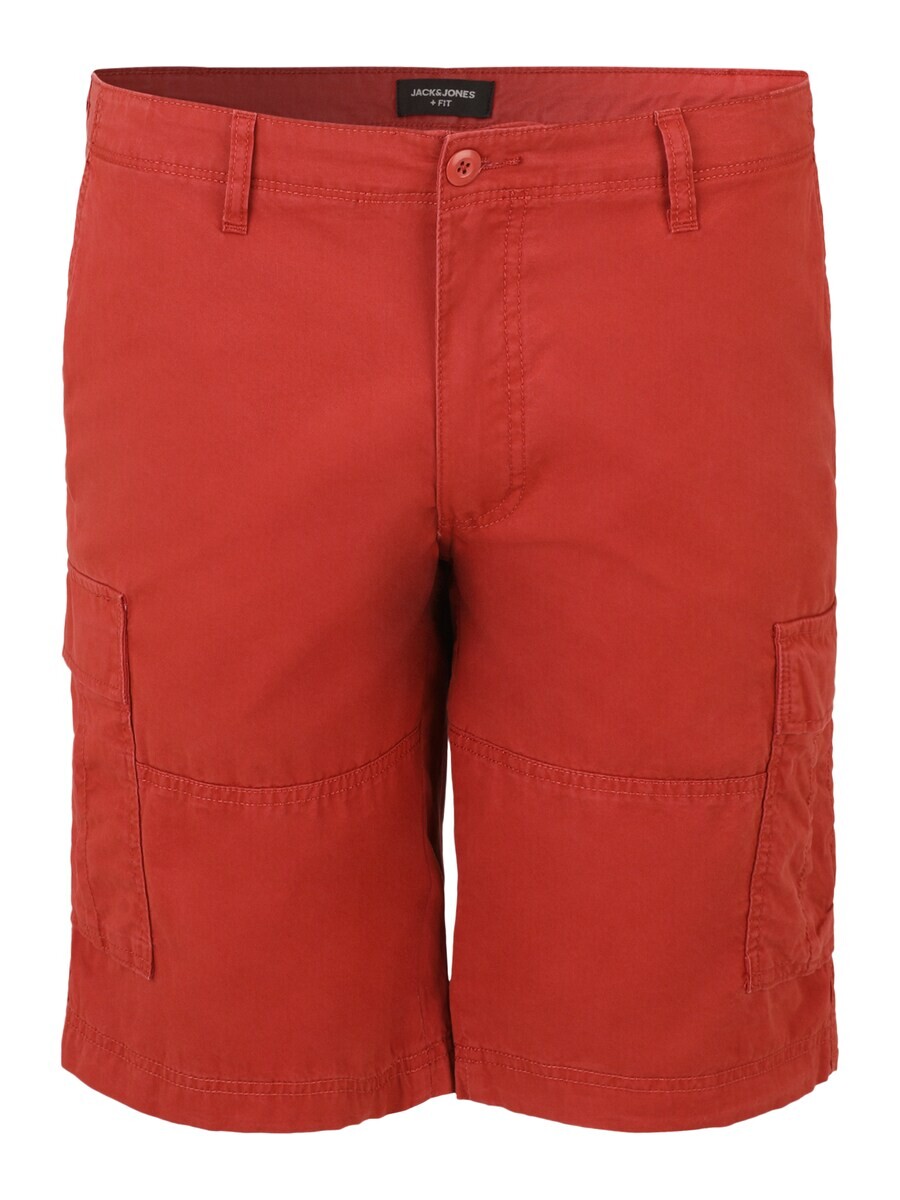 

Брюки Jack & Jones Plus Regular Cargo Pants COLE CAMPAIGN, неоновый красный