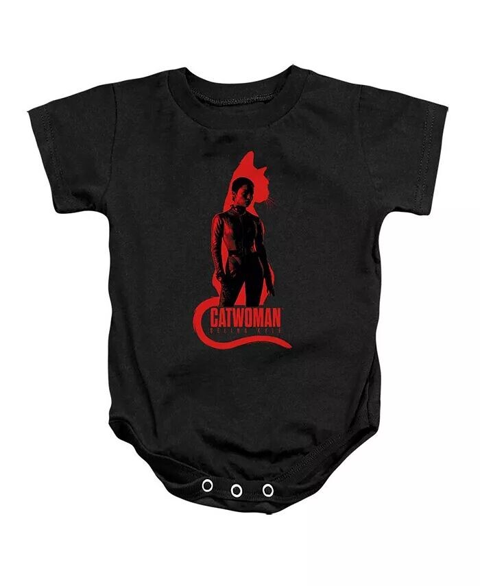 

Комбинезон с силуэтом кота для маленьких девочек The Baby Selina Kyle Batman, черный