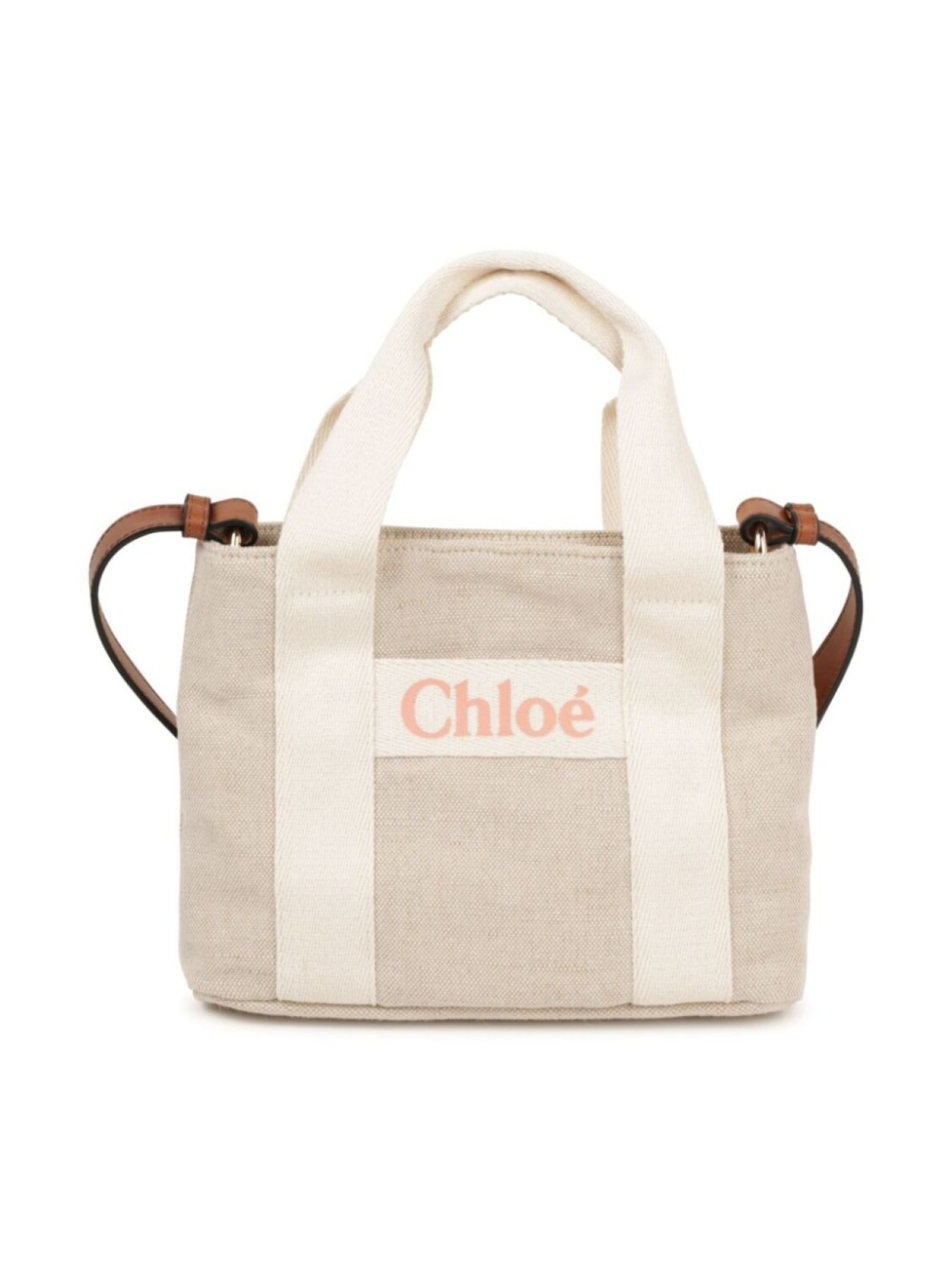 

Chloé Kids сумка на плечо с логотипом, нейтральный