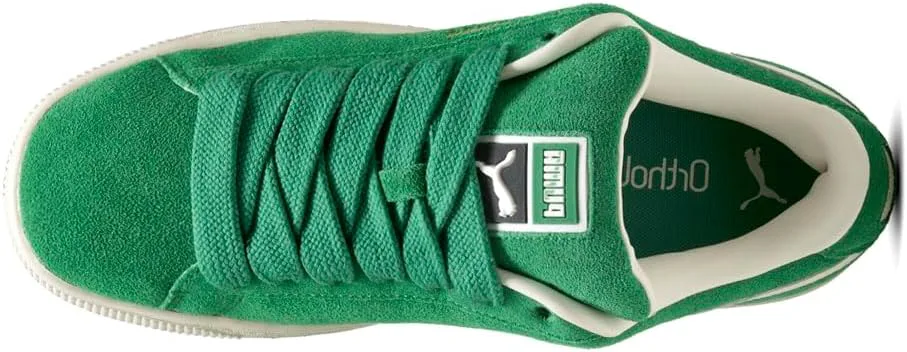 Мужские замшевые кроссовки Puma XL, зеленый/серый — фото 4