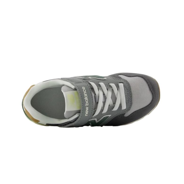 New Balance Повседневная детская обувь – светло-серый/темно-серый/зеленый — фото 2