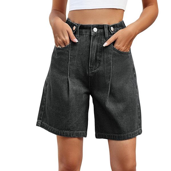 

Женские джинсовые брюки с регулируемой талией Seoria, Black Grey