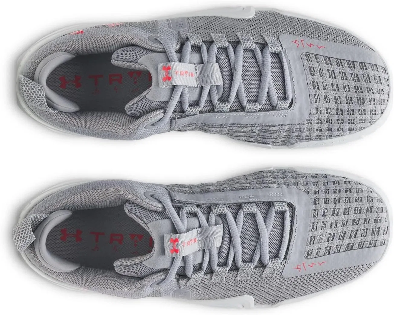 Мужские тренировочные кроссовки Under Armour TriBase Reign 6, красный/серый/стальной — фото 4