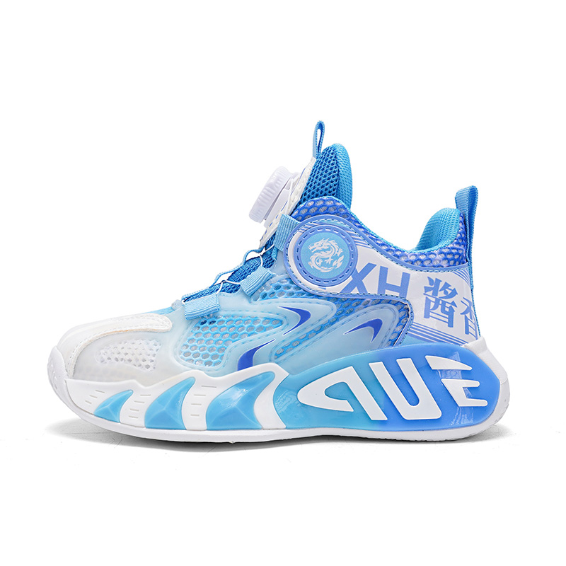 

Баскетбольные кроссовки средней высоты с противоскользящей подошвой, устойчивые к истиранию и ударам, дышащие, детские CAMKIDS, красный