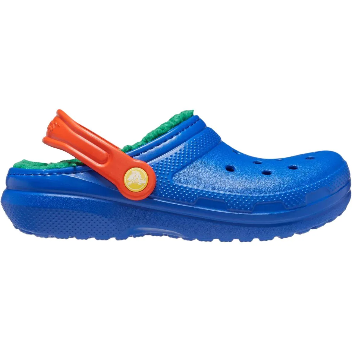 Crocs Classic Lined Slip Resistant Abrasion Resistant Low top детские сандалии Blue Kids' — фото 3