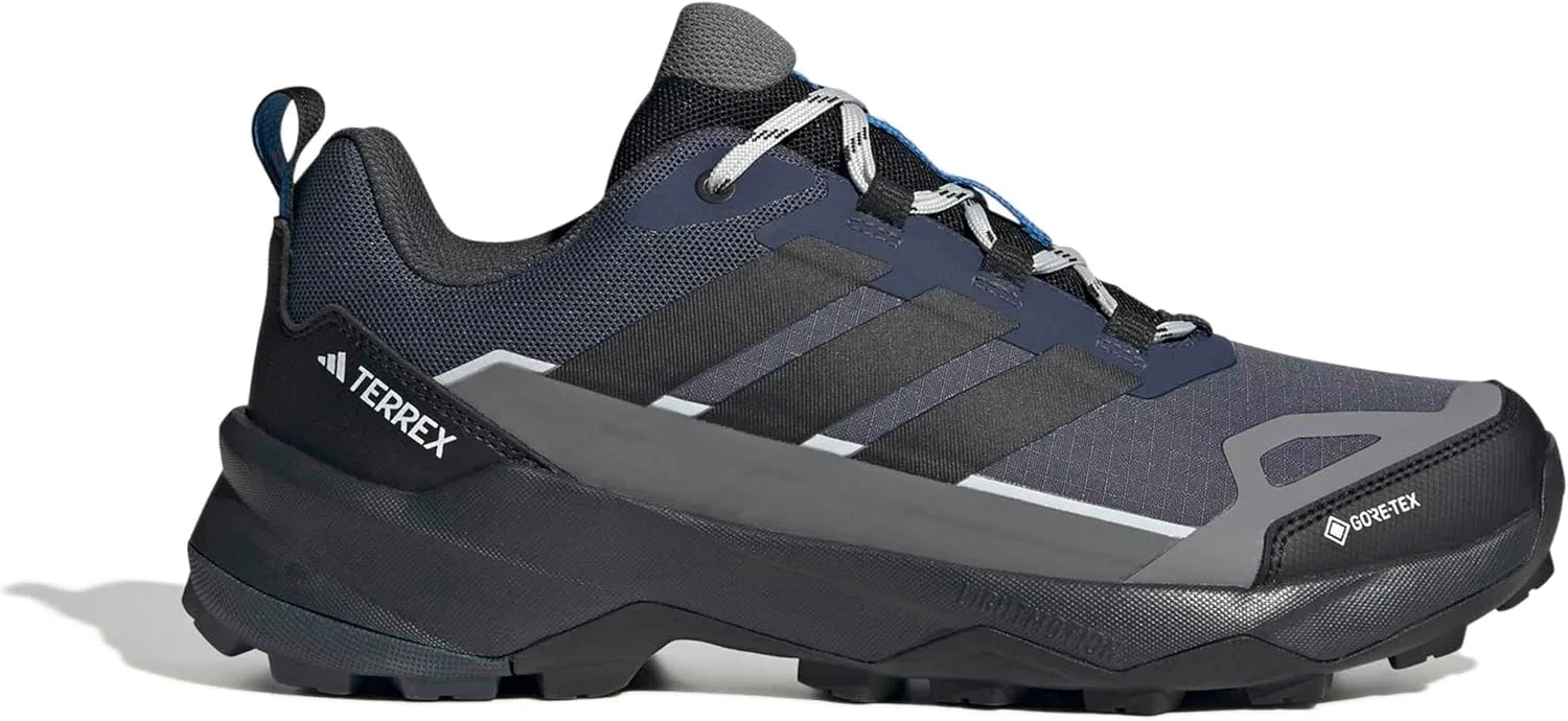 Кроссовки Adidas Terrex Skychaser AX5 GTX BLACAR/Owhite/WONALU, черный/серый — фото 2