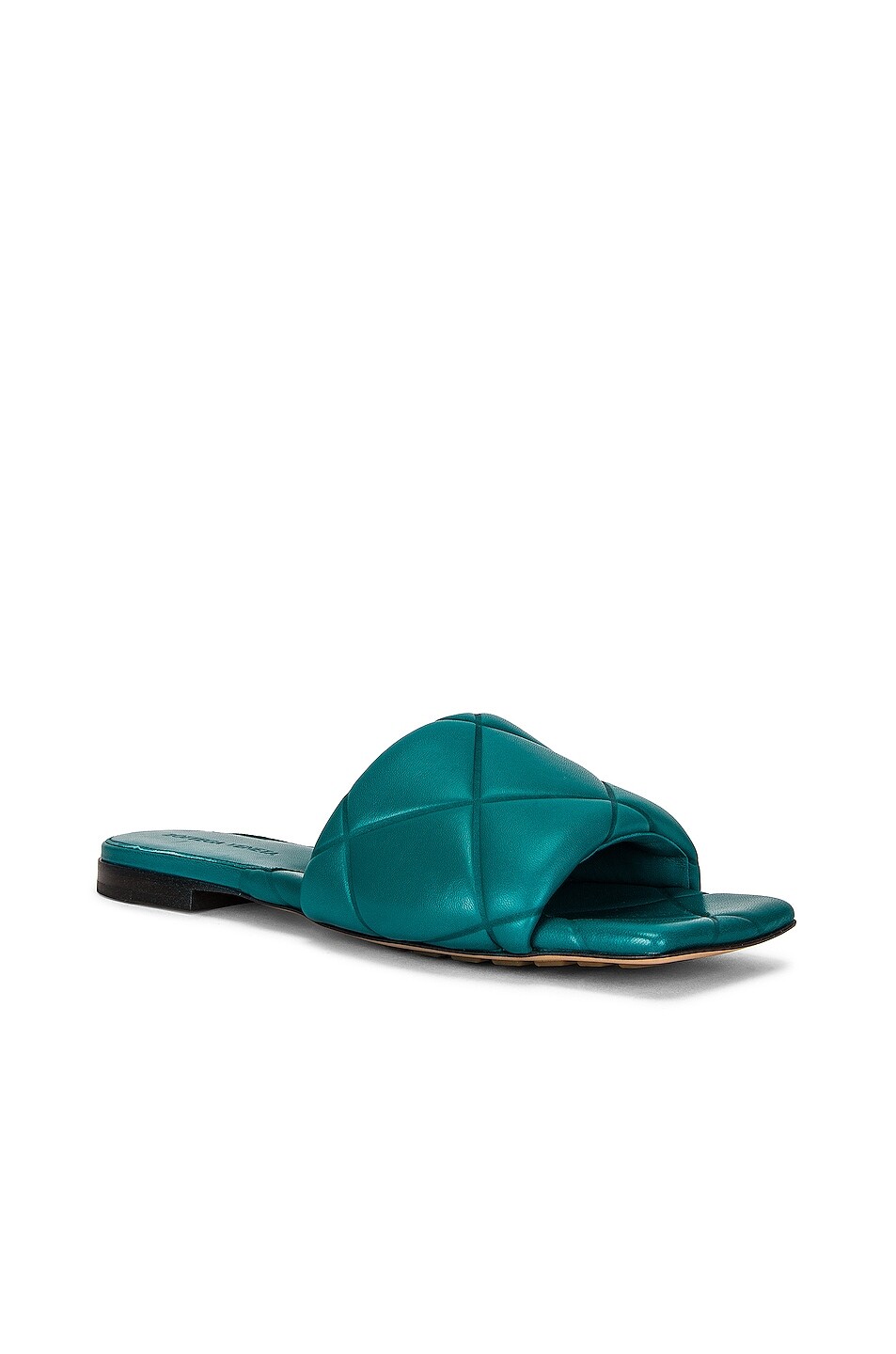 Сандалии Bottega Veneta BV Rubber Lido, цвет Duck Green — фото 2