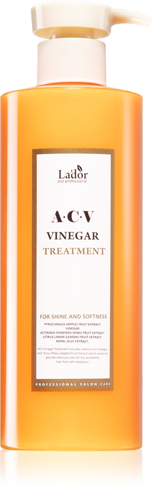 

Кондиционер глубокого восстановления с уксусом ACV для блеска и мягкости волос La'Dor, 430 мл