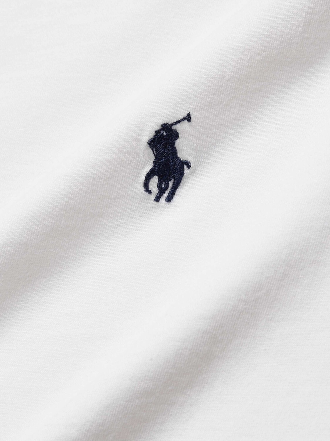 Узкая футболка из хлопкового джерси POLO RALPH LAUREN, белый — фото 3