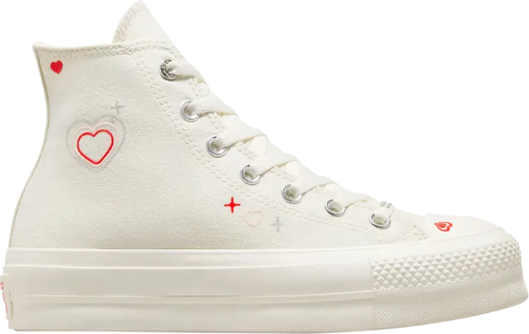 

Кроссовки Wmns Chuck Taylor All Star Lift Platform High 'Y2K Heart', кремовый, Бежевый, Кроссовки Wmns Chuck Taylor All Star Lift Platform High 'Y2K Heart', кремовый