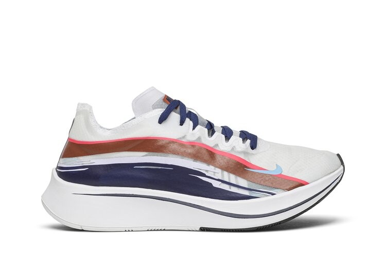 Кроссовки Nike Wmns Zoom Fly SP 'Graphic Streaks', белый