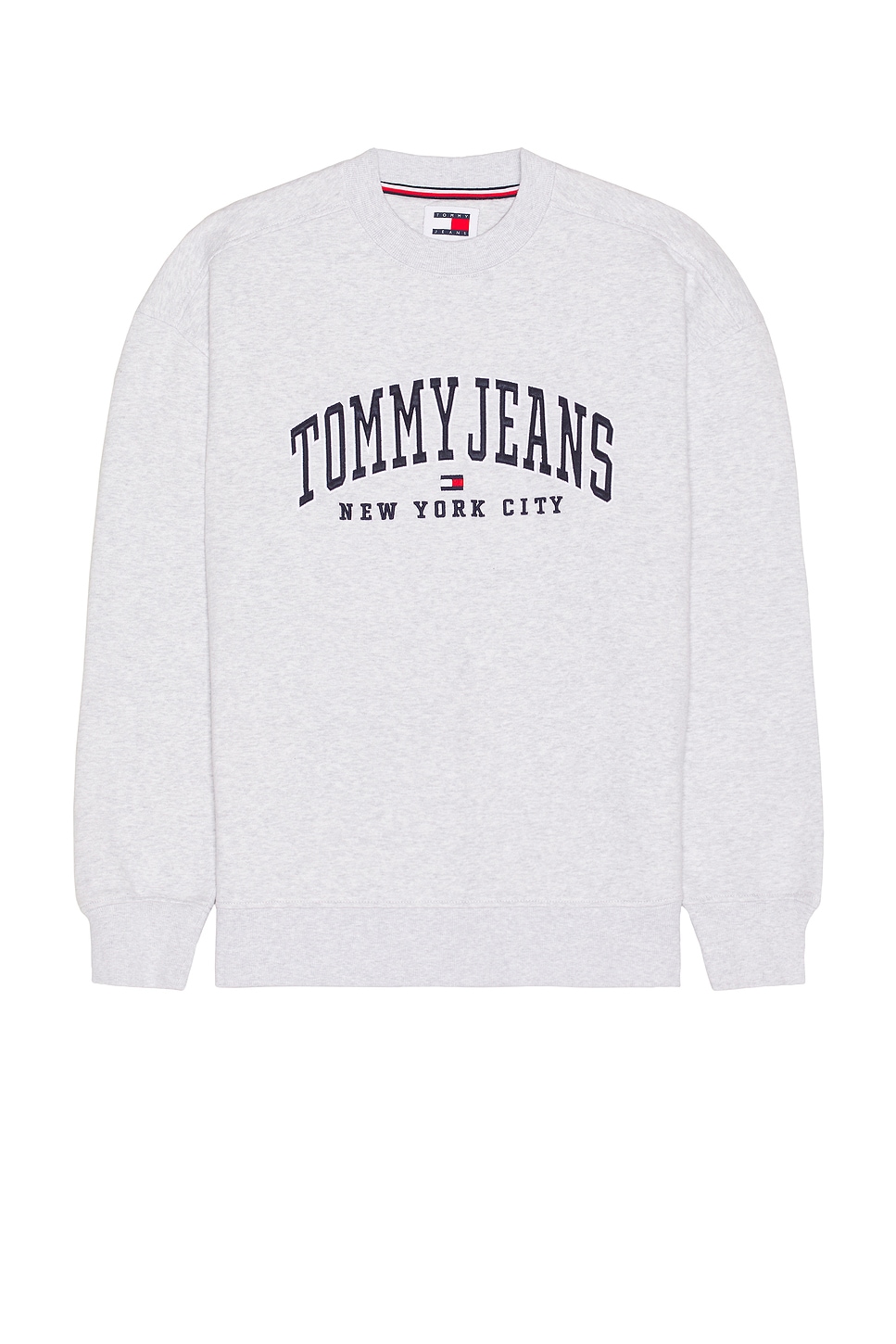 

Свободный свитер университетской команды Tommy Jeans, серебряный