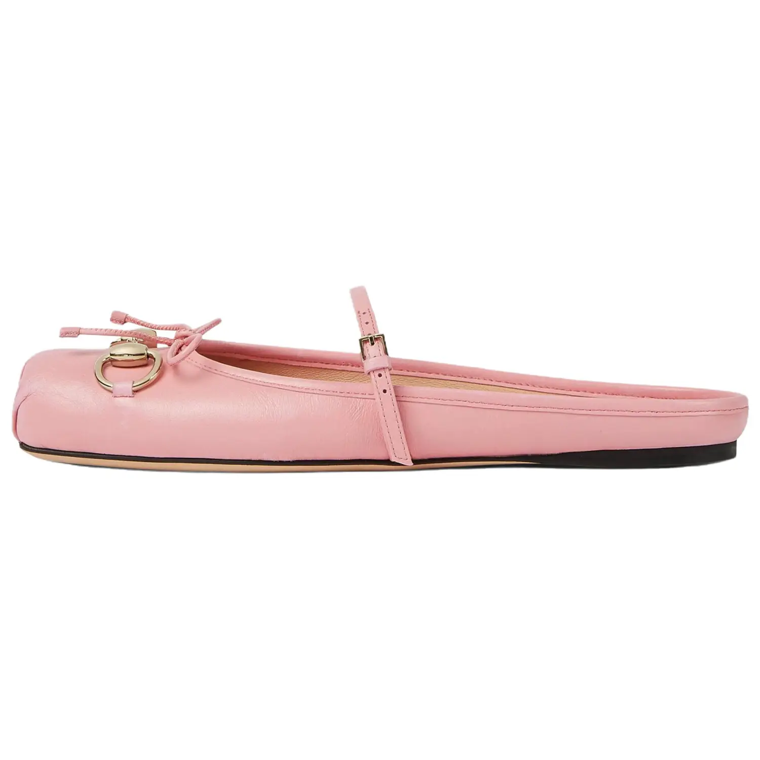 GUCCI Лоферы с подковой закрытые женские pink