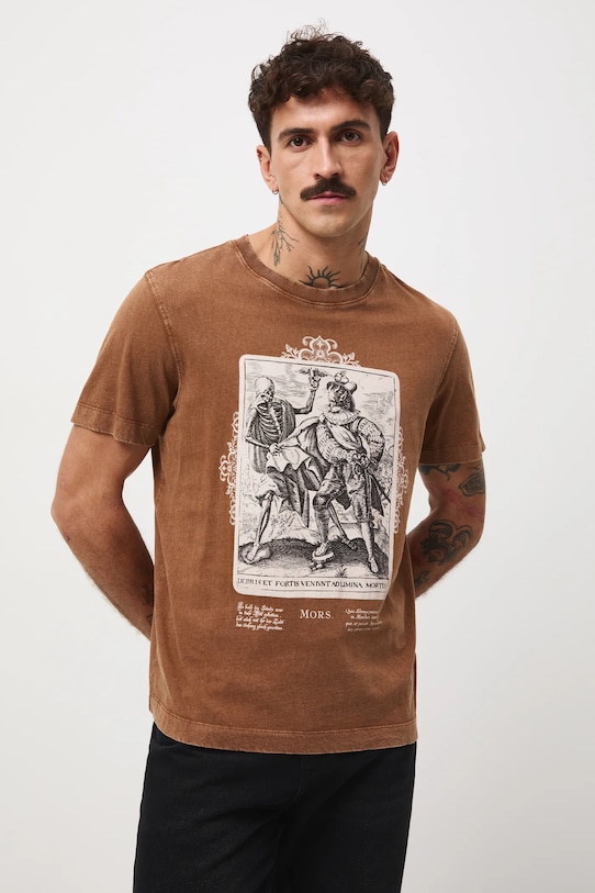 

Хлопковая футболка Medicine, коричневый