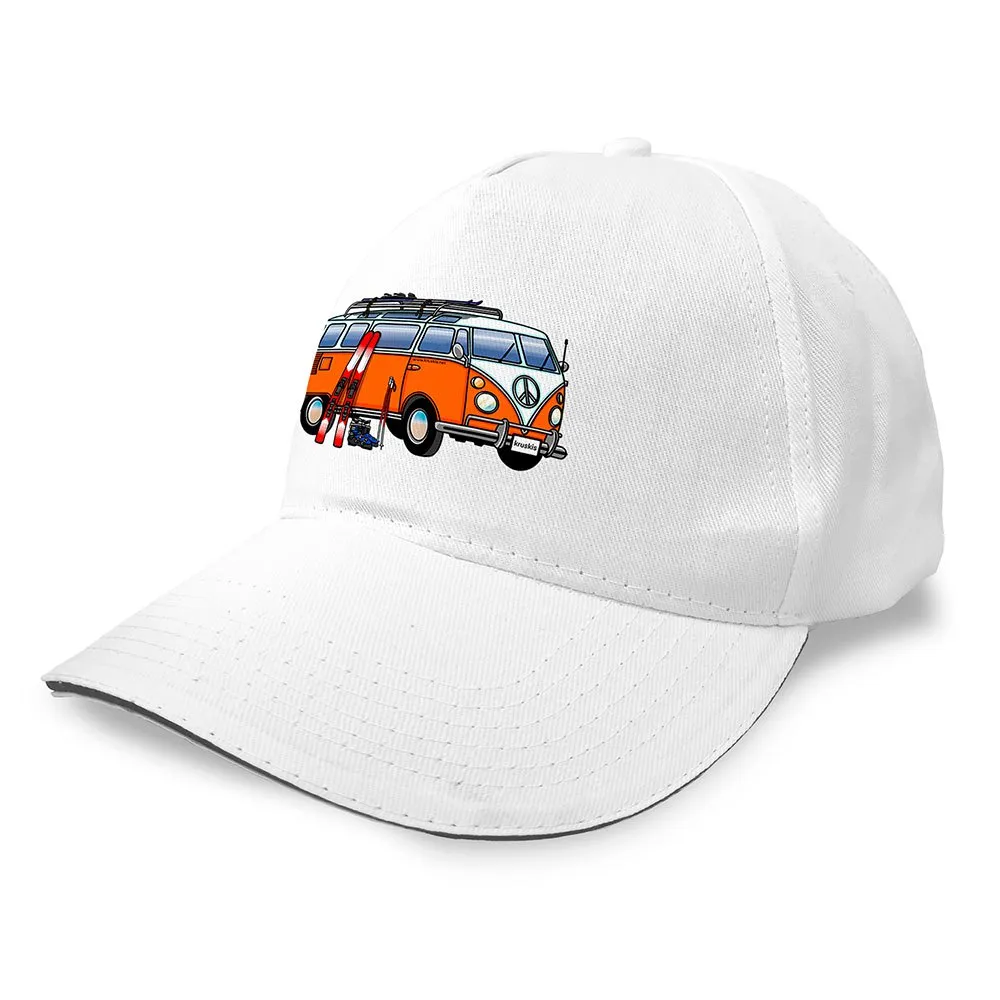

Бейсболка Kruskis Hippie Van Ski, белый