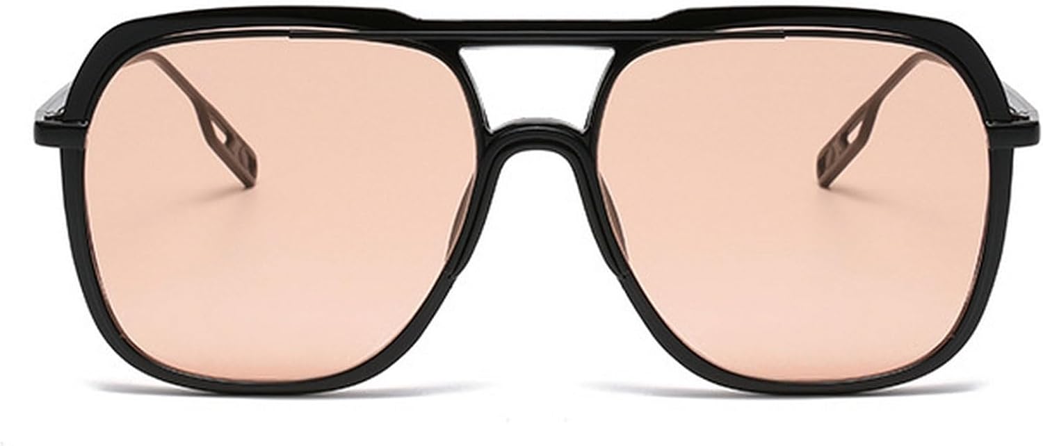 

Крупные квадратные солнцезащитные очки для женщин, модные солнцезащитные очки для мужчин, панк-очки, трендовые женские очки с защитой от УФ-излучения UV400 mincl, Champagne