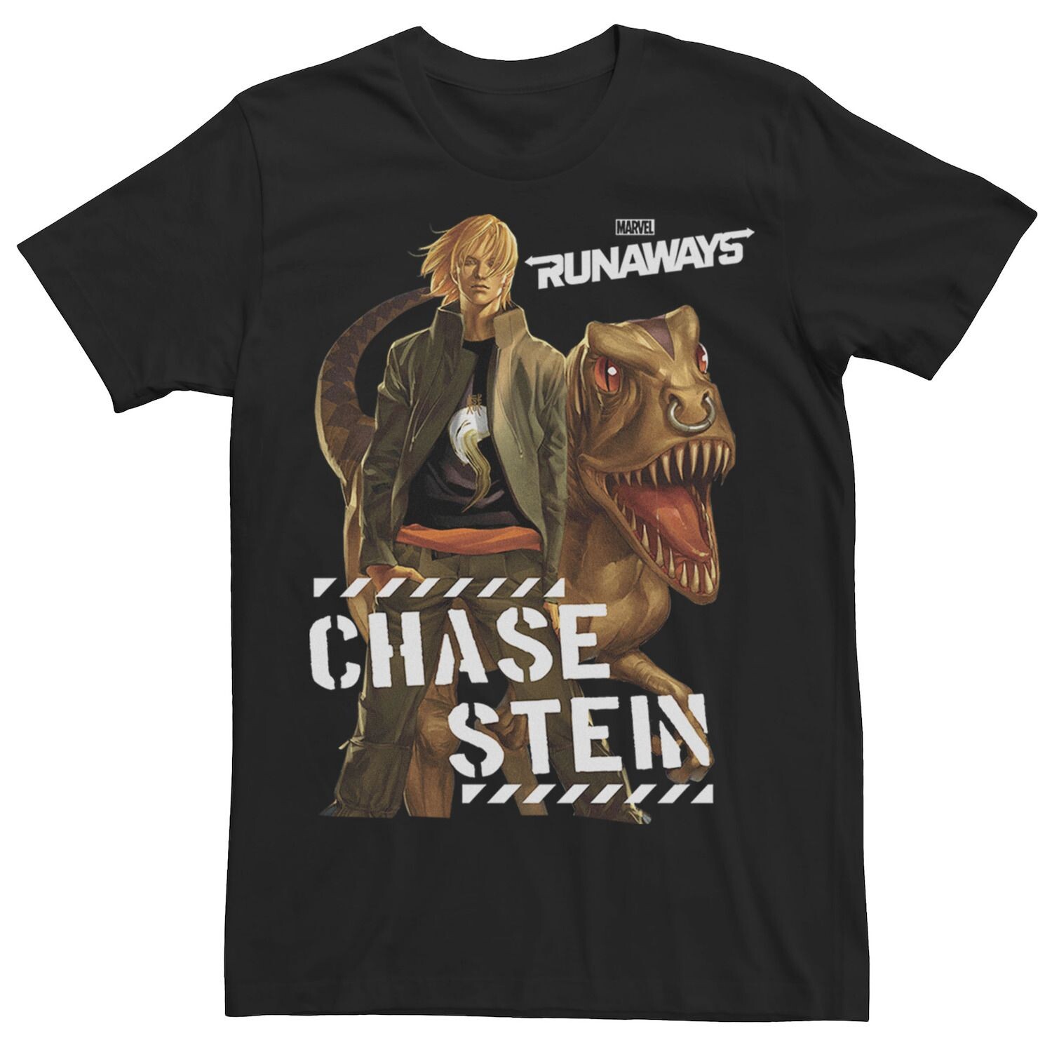 

Мужская футболка с портретом Chase Stein Runaways Marvel
