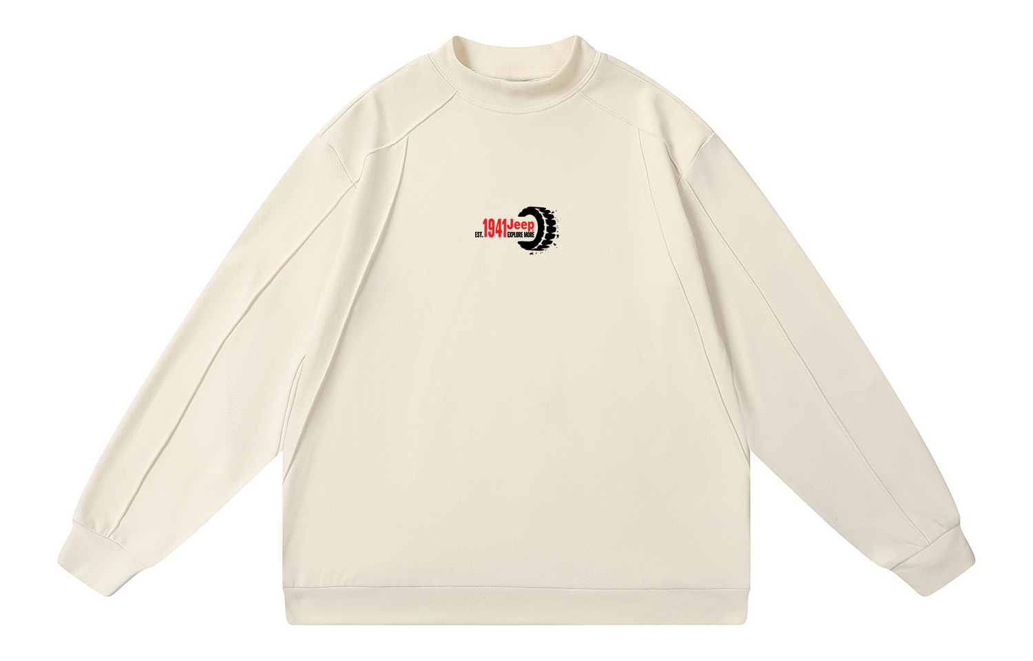 

Свитшот Unisex Crew Neck Moderate Heavyweight Jeep, оранжевый