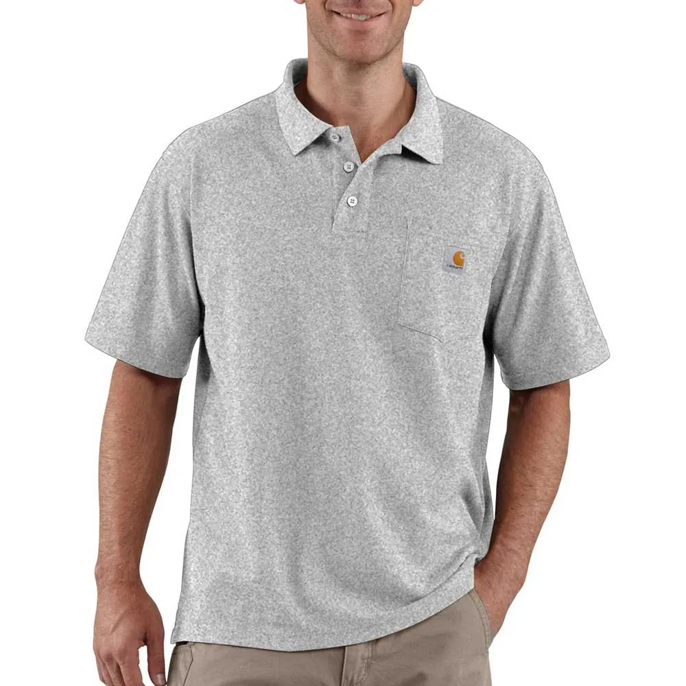 

Поло с коротким рукавом Carhartt Pocket Loose Fit, серый