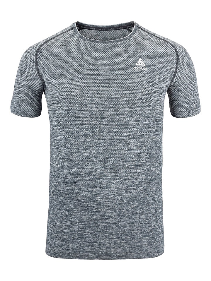 

Odlo Беговая футболка "Essential" серого цвета, Серый, Odlo Беговая футболка "Essential" серого цвета