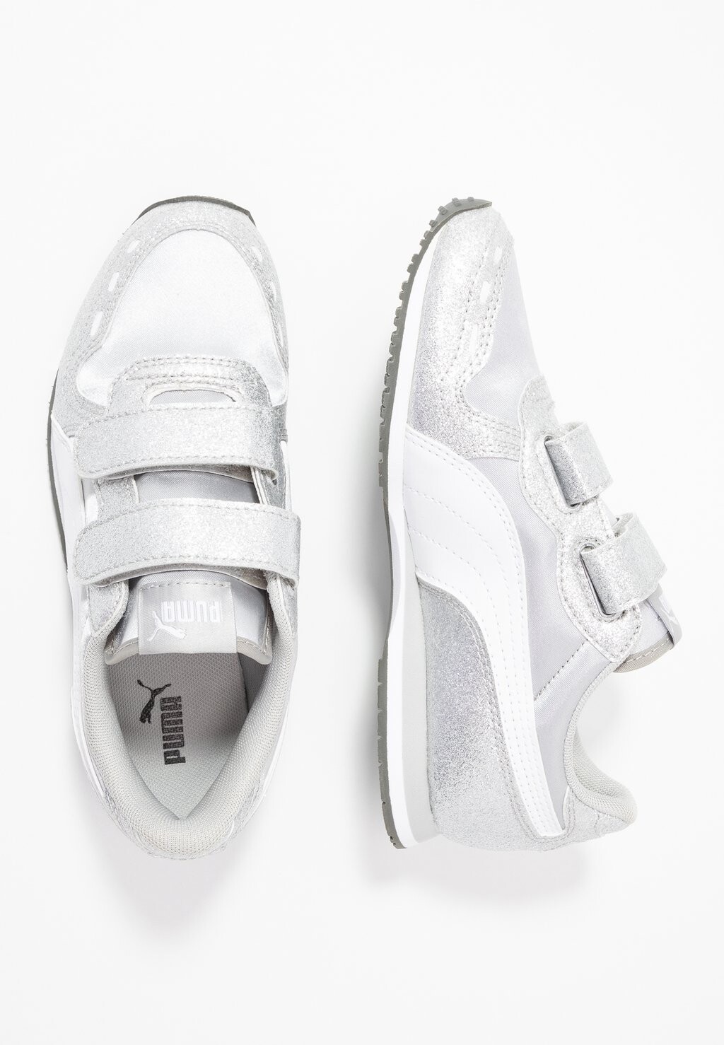 

Кроссовки низкие CABANA RACER GLITZ Puma, цвет silver/white/gray violet