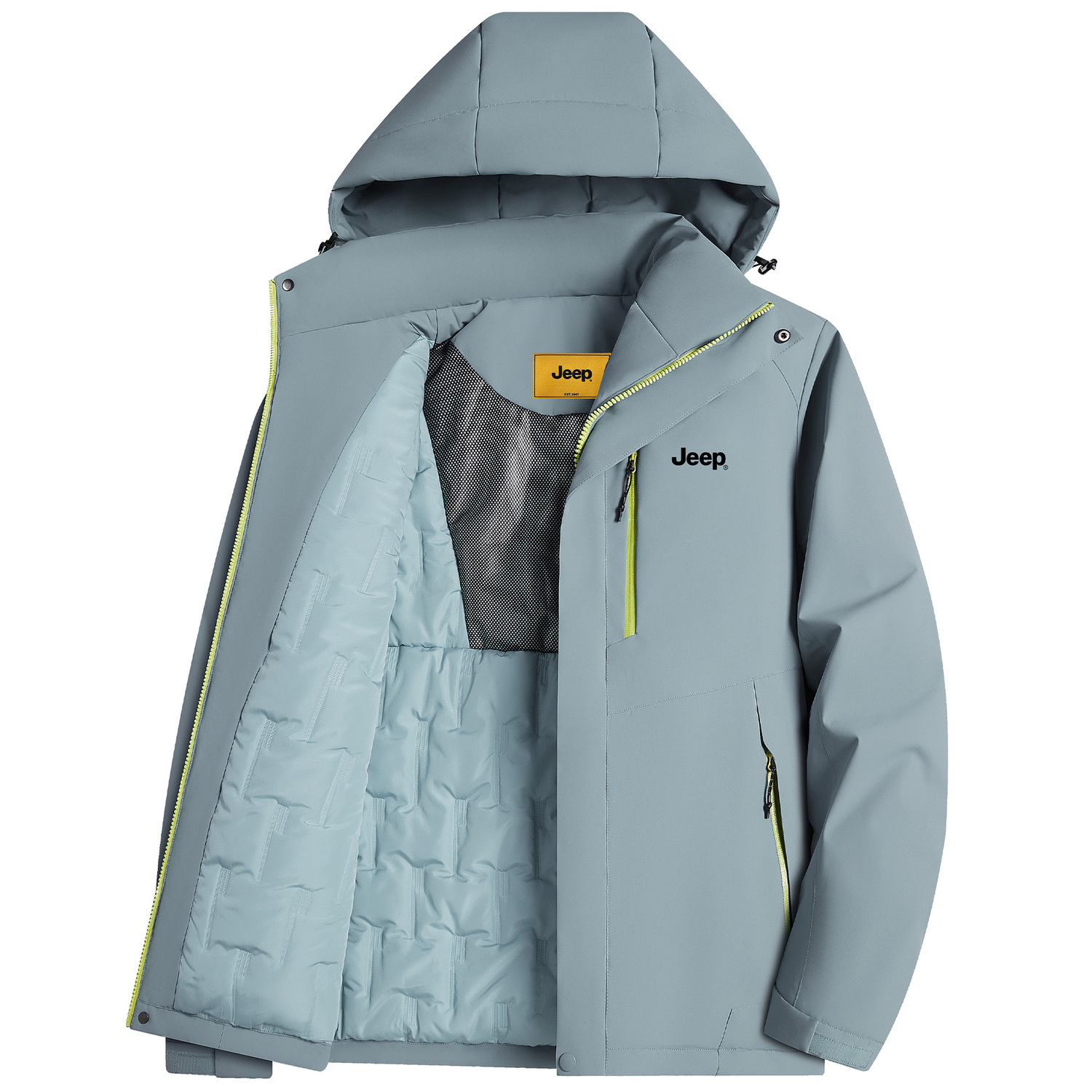 

Пуховик Urban Outdoors Unisex Jeep, mustard синий