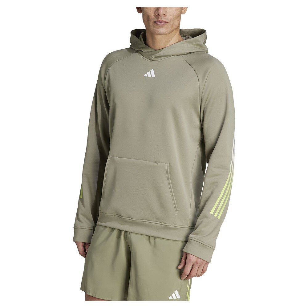 

Толстовка adidas Icons 3 Stripes Full Zip, зеленый