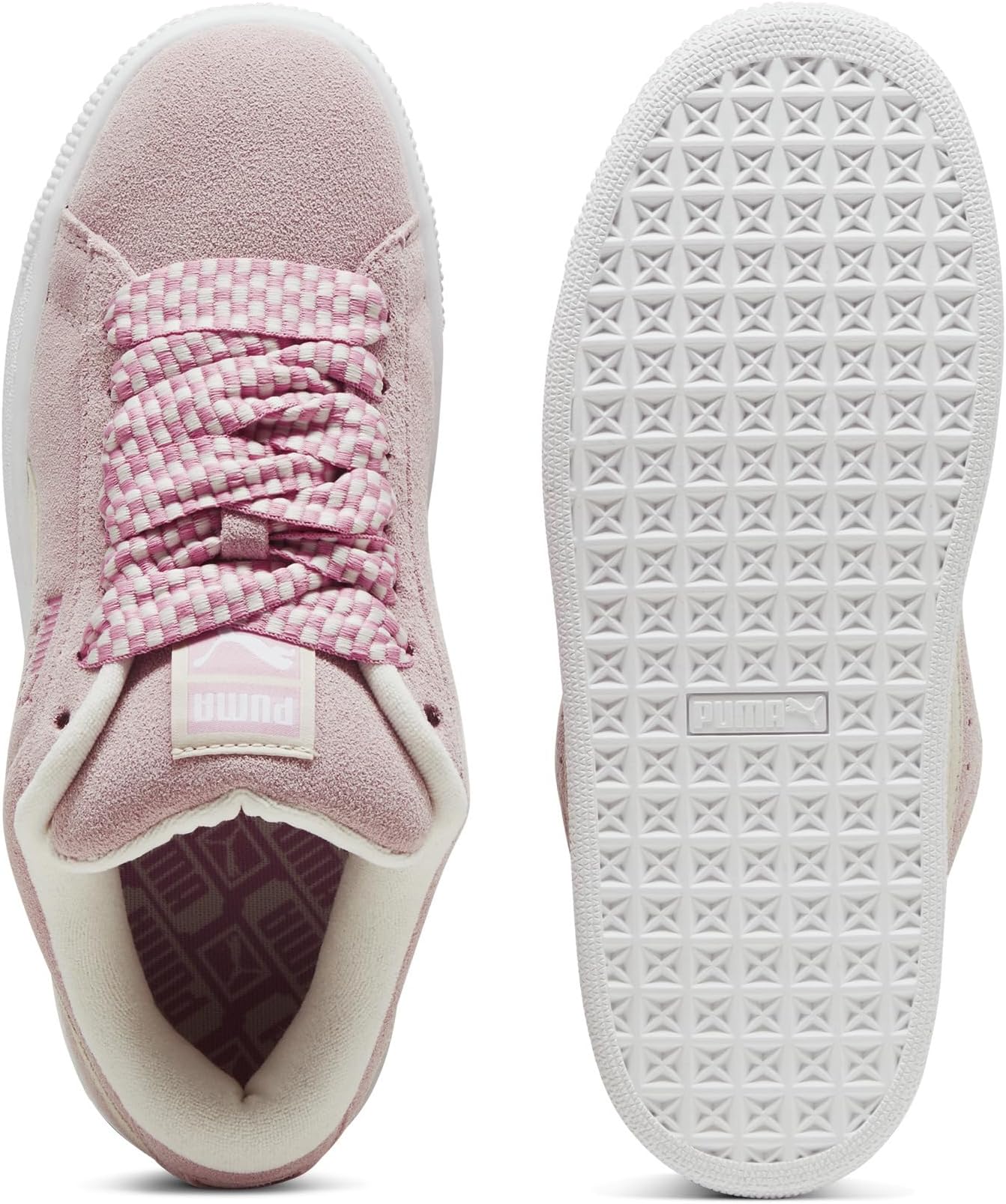 Кроссовки PUMA Suede XL, Mauve Mist/Puma White — фото 2