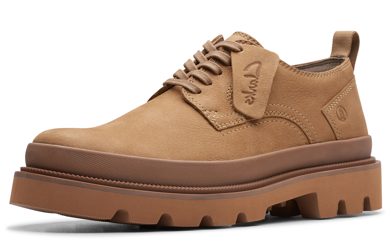 Повседневные туфли мужские желтые Clarks, Earth Yellow 261760887 — фото 2