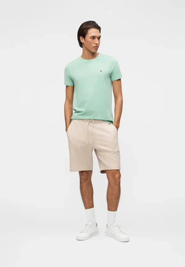 Спортивные штаны Tommy Hilfiger, цвет овсяное молоко — фото 2