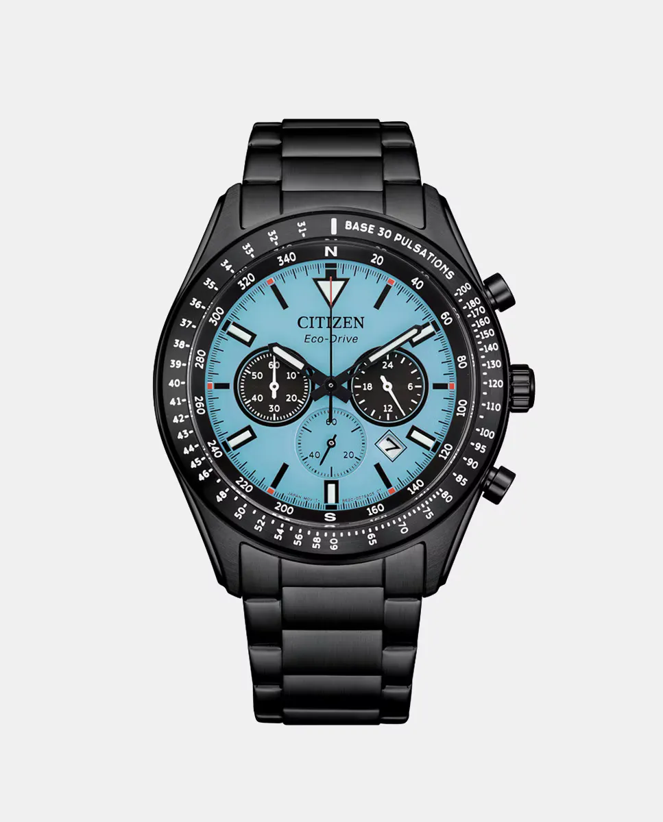 

OF2024 CA4605-85L Eco-Drive Стальные мужские часы Citizen, черный