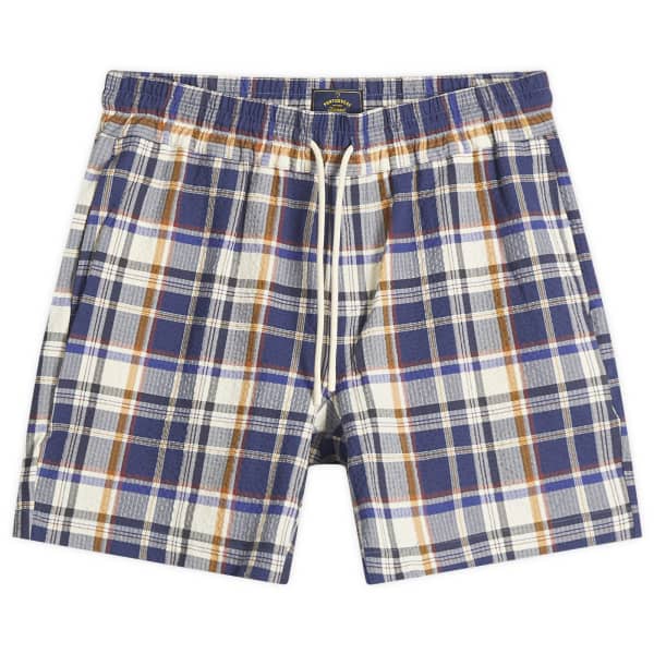 

Шорты Prainha в клетку из сирсакера Portuguese Flannel, мультиколор