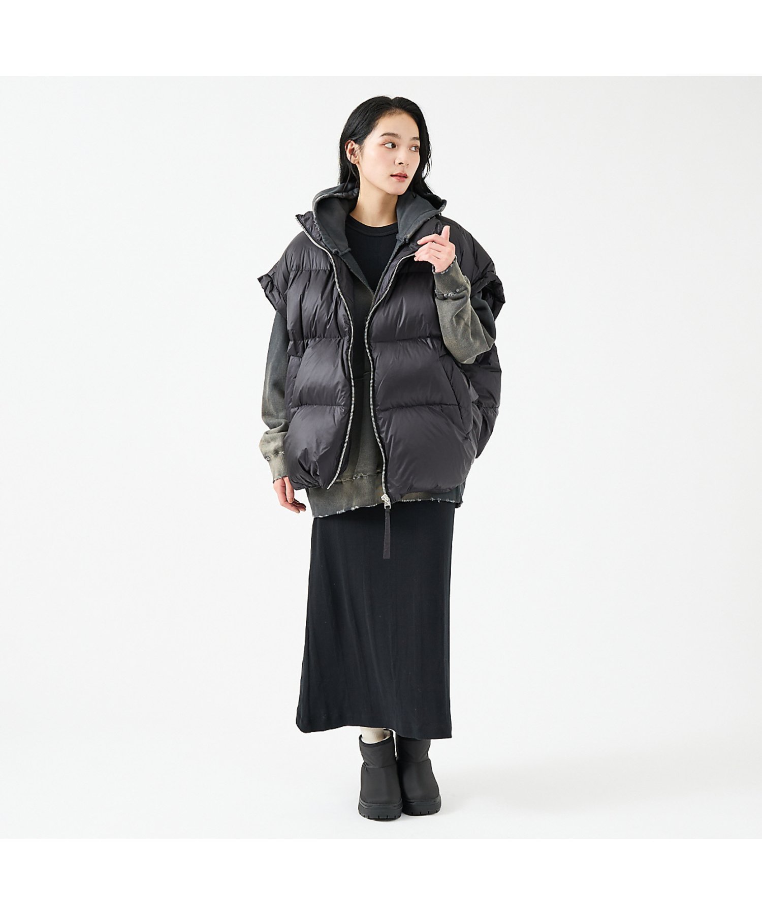 Меховые сапоги с подкладкой W05 / Меховые сапоги Abahouse Lastword, black — фото 2