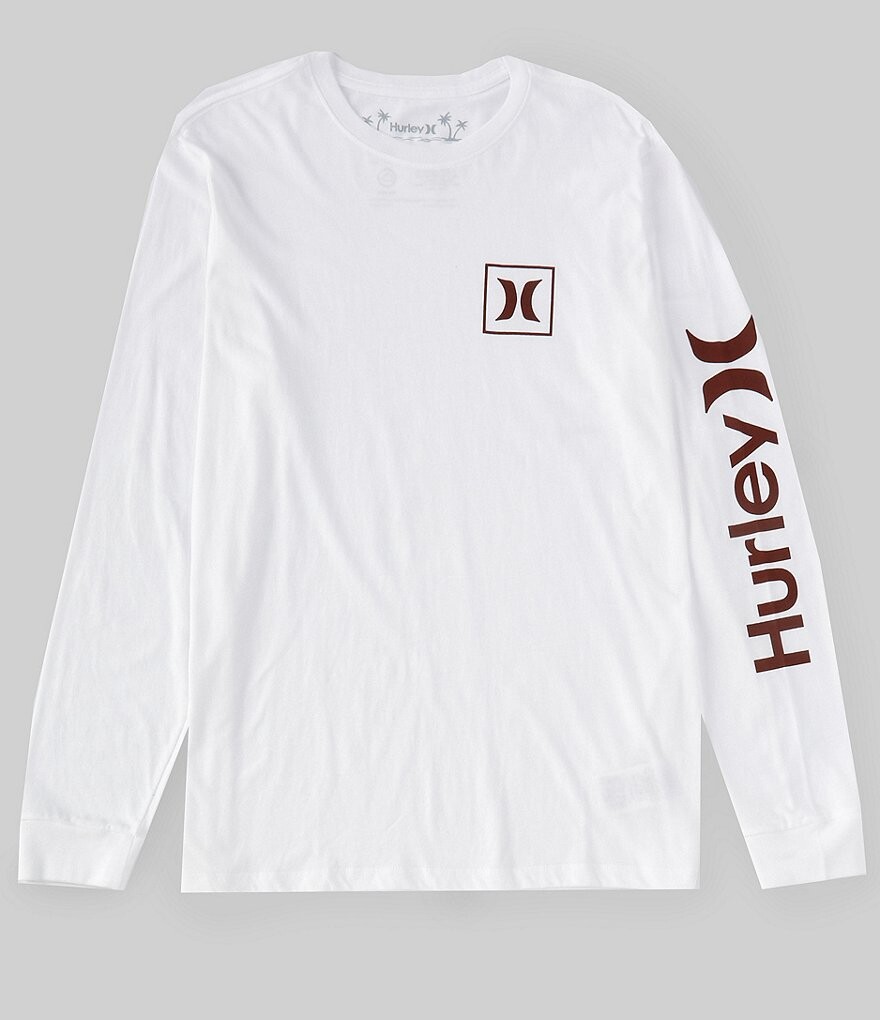 

Футболка Hurley Everyday Washed One And Only с длинными рукавами, белый