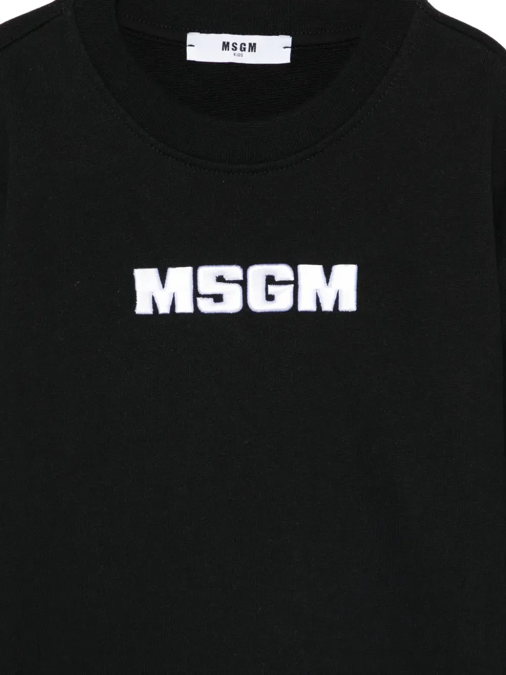 Футболка Msgm Kids, черный — фото 3