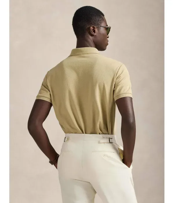 Полюс custom slim fit Polo Ralph Lauren, бежевый — фото 3